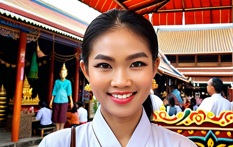 **A vibrant and inviting social media profile for a Thai business owner. The profile picture is a friendly headshot, and the background banner showcases a popular Thai landmark or scene (e.g., a bustling market, a beautiful temple). The profile description highlights expertise and provides easy-to-find contact information. The overall aesthetic is clean, professional, and welcoming, reflecting the warmth of Thai culture.**